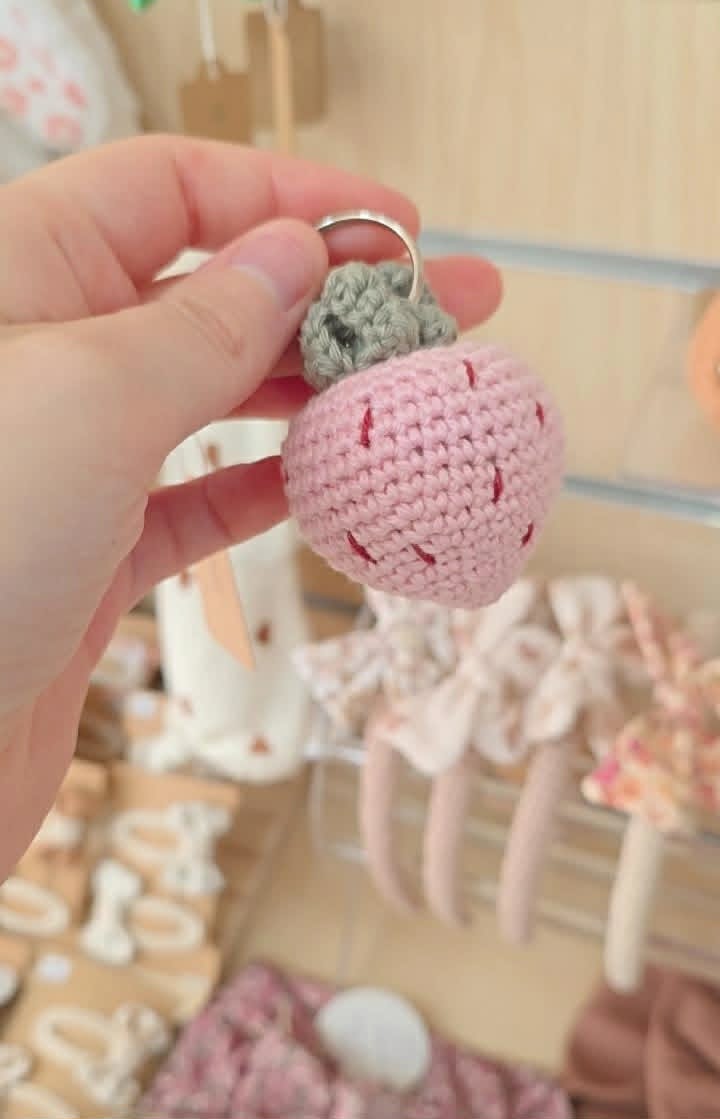 🍓 Porte-clés Fraise