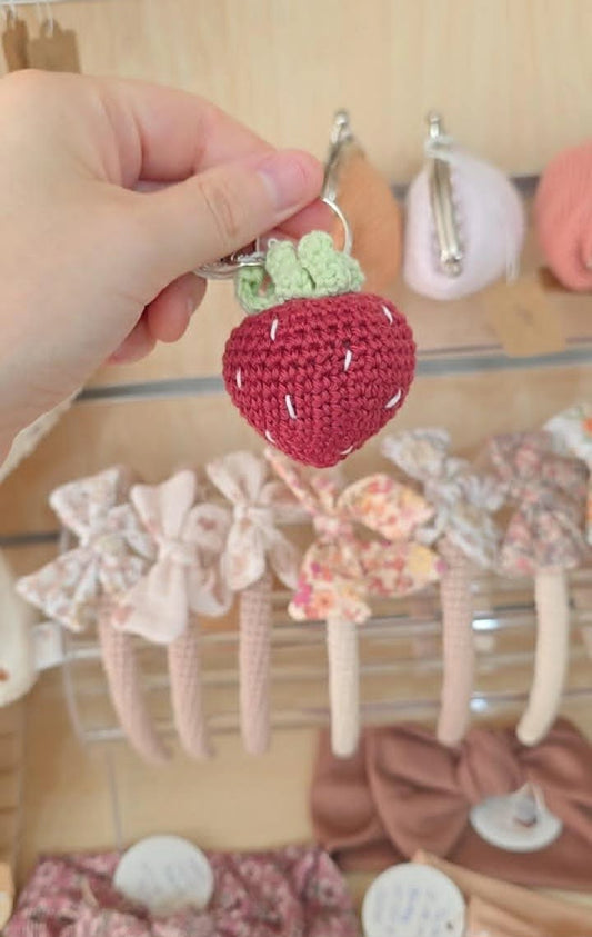 🍓 Porte-clés Fraise